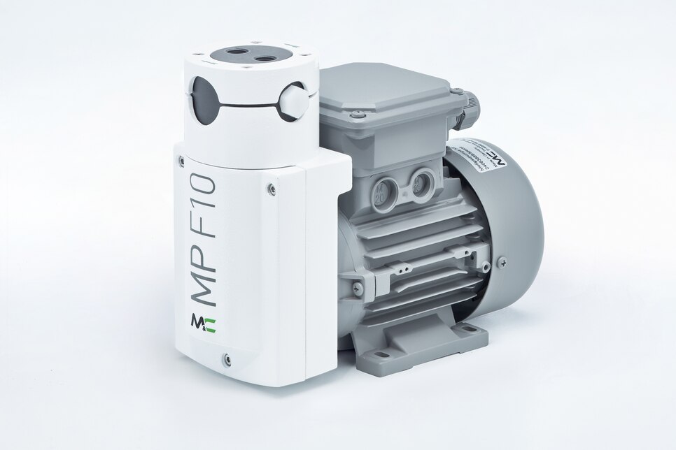 Schrägansicht Faltenbalgpumpe MP-F10